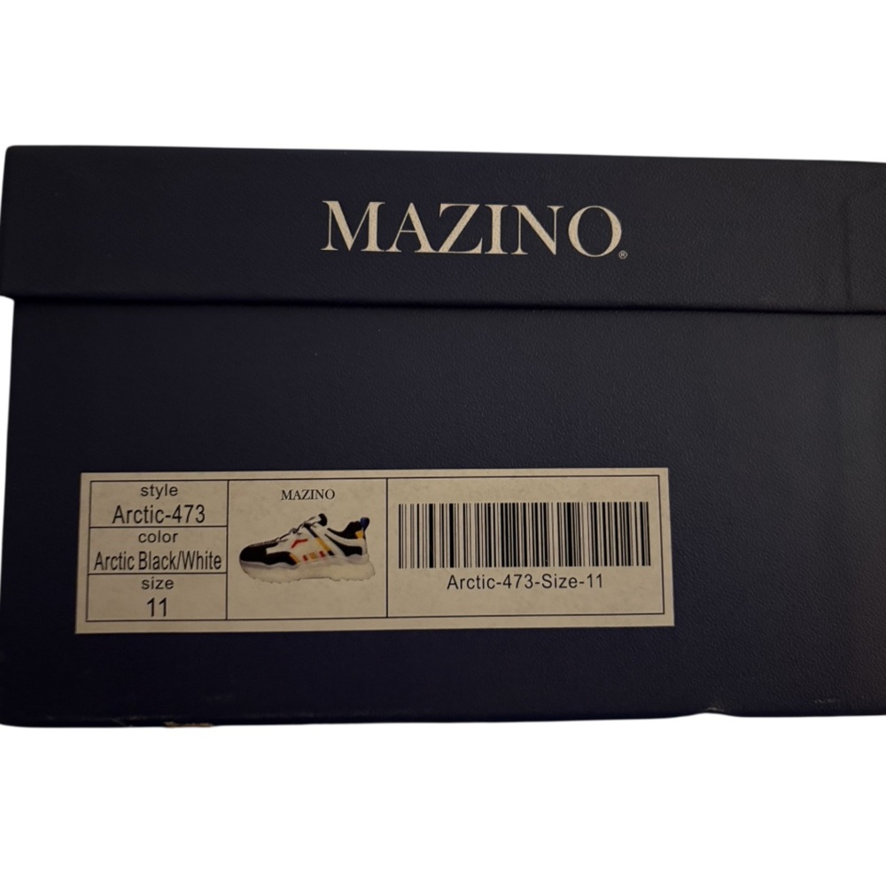 Mazino Arctic Sneakers Black and White Mens Size 11 - Picture 7 of 7